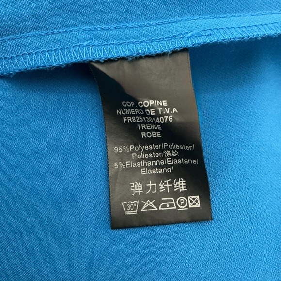 COP. COPINE, Tremie Robe Sleeveless Two-Tone Dress, Size 36 - Picture 10 of 11